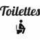Sticker Toilettes