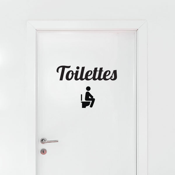 Stickers Toilettes - Stickmywall