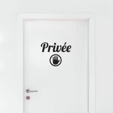 Sticker Privée