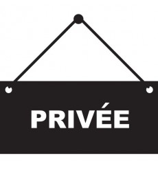 Sticker Panneau privée