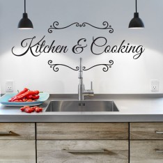 Sticker Kitchen and cooking