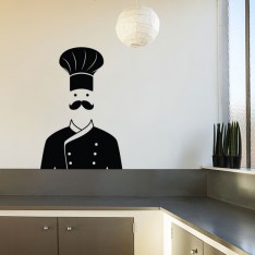 Sticker Chef avec toque