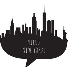 Sticker Hello New York