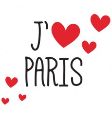 Sticker J'aime Paris