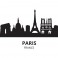 Sticker Vue de Paris