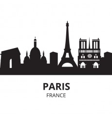Sticker Vue de Paris
