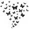 Sticker Envol de papillons