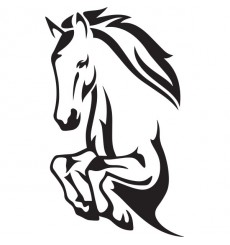 Sticker Cheval