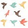 Sticker Oiseaux origami