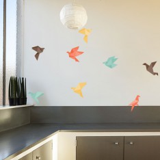 Sticker Oiseaux origami