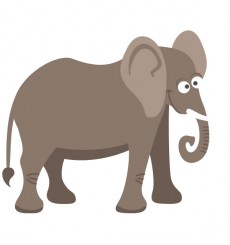 Sticker Eléphant